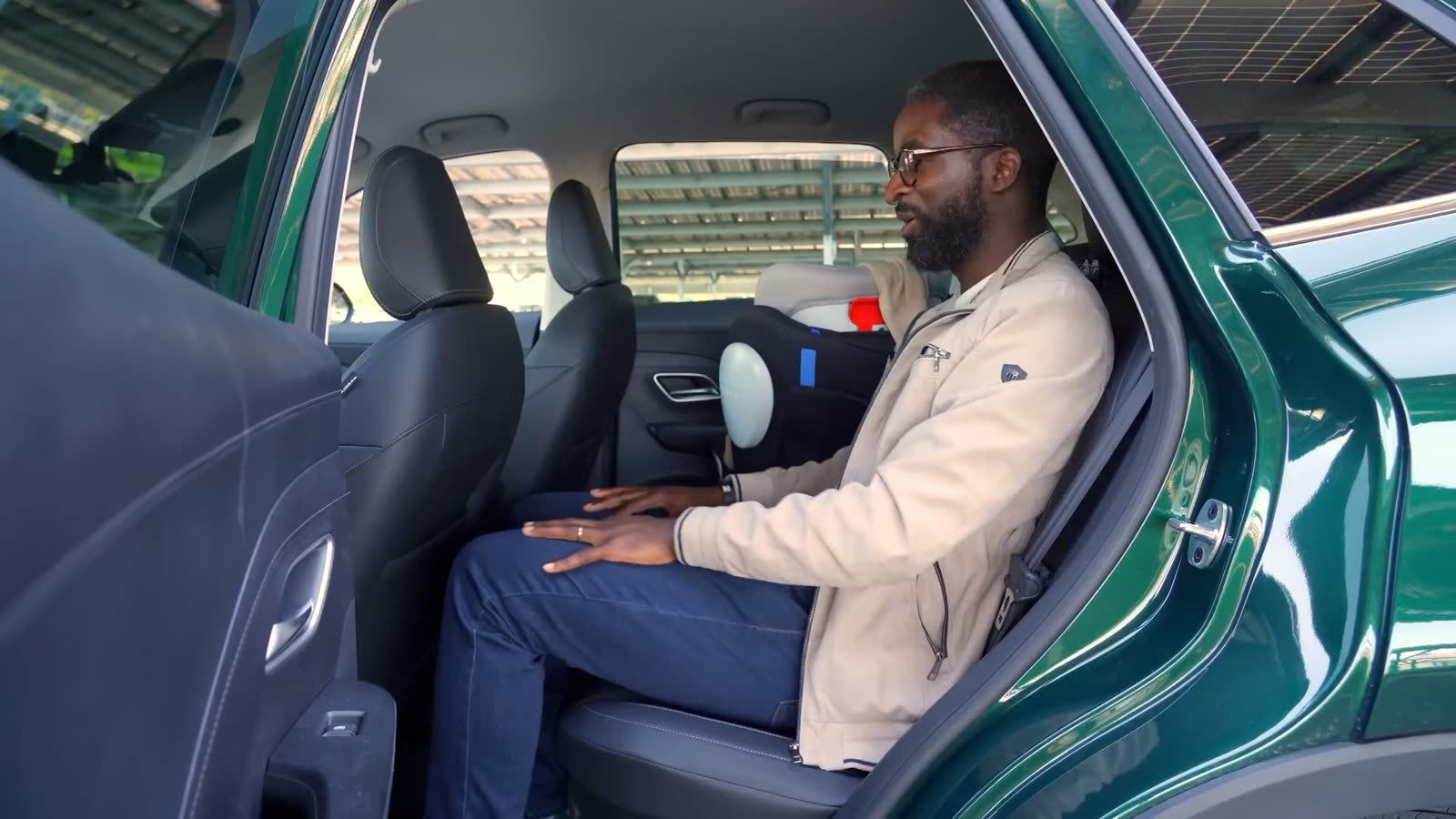 Places arrière du MG ZS Hybrid+