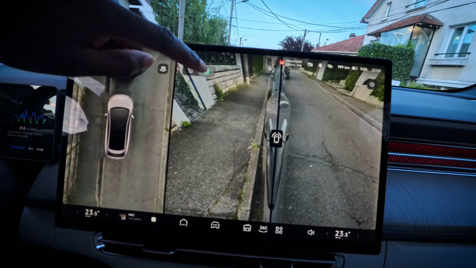 Vue caméra 360 du XPENG G6